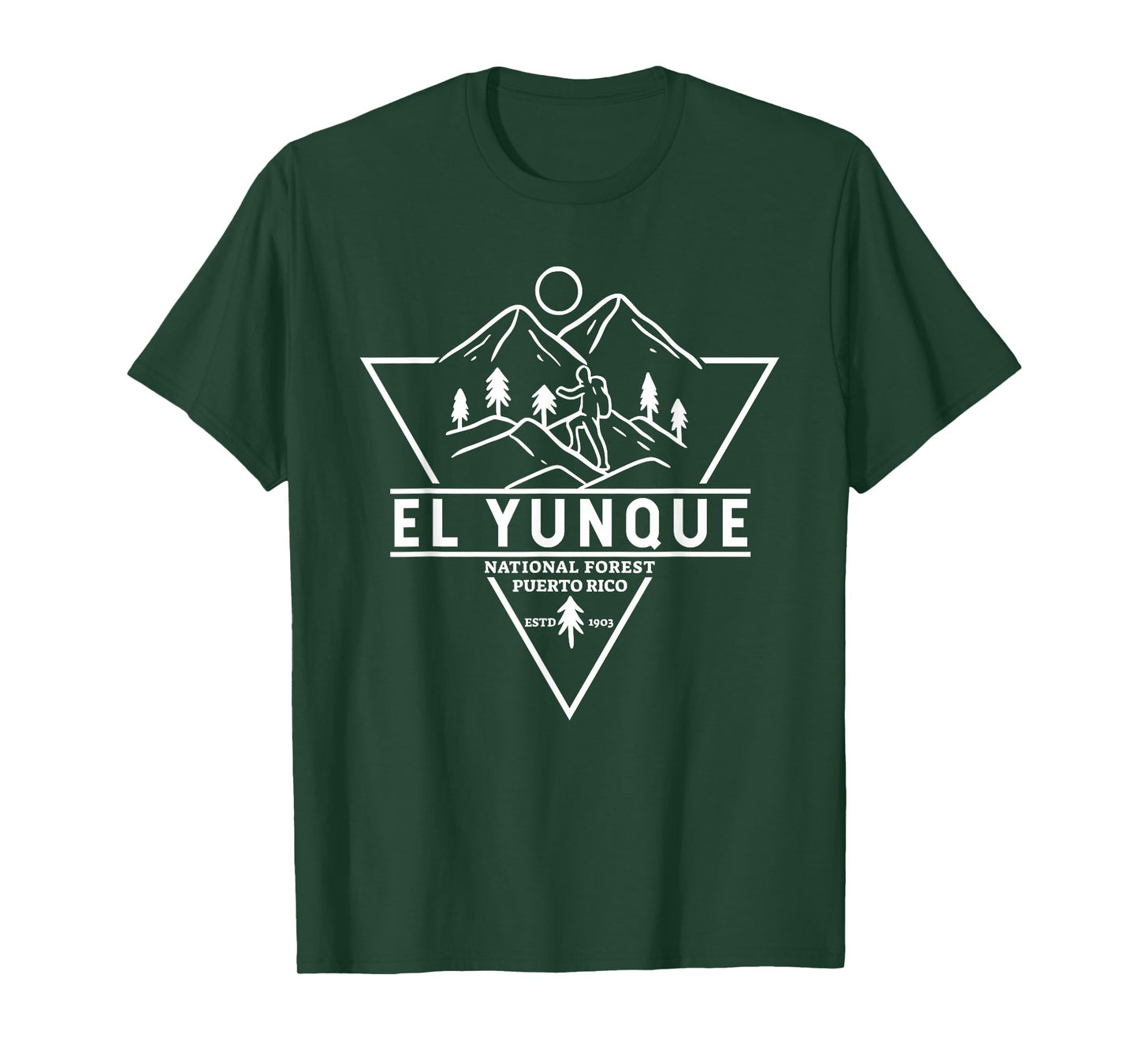 El Yunque National Forest Puerto Rico Badge T-Shirt