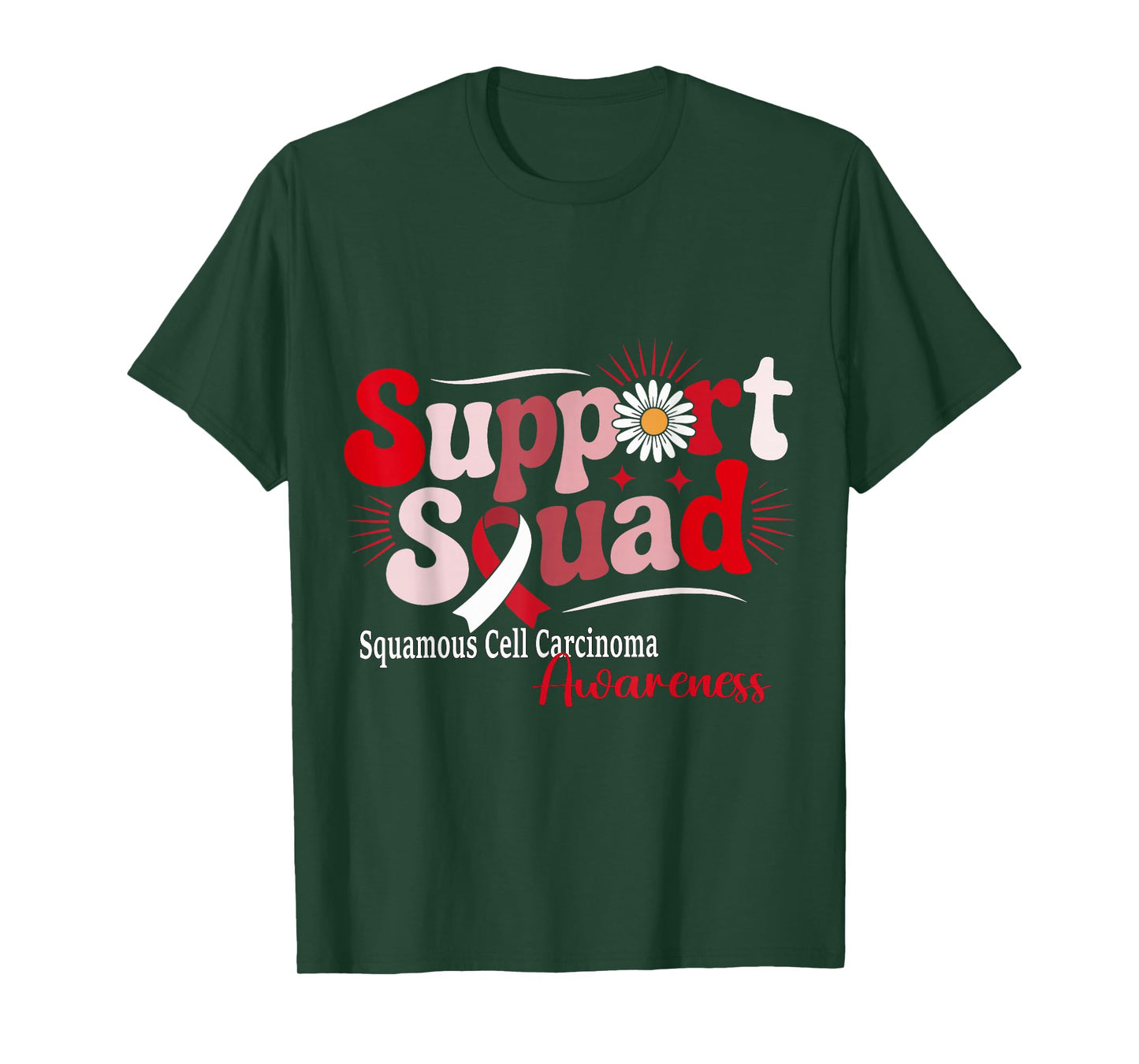 Squamous Cell Carcinoma Awareness Support Squad T-Shirt
