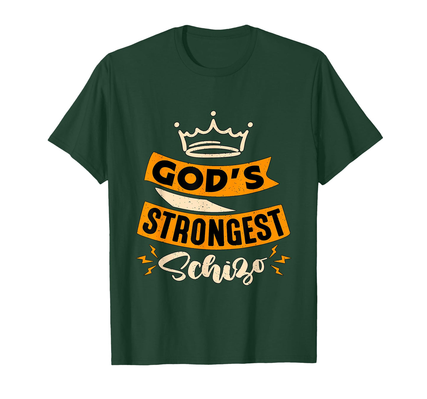 Gods Strongest Schizo Mental Health Awareness Mental Health T-Shirt