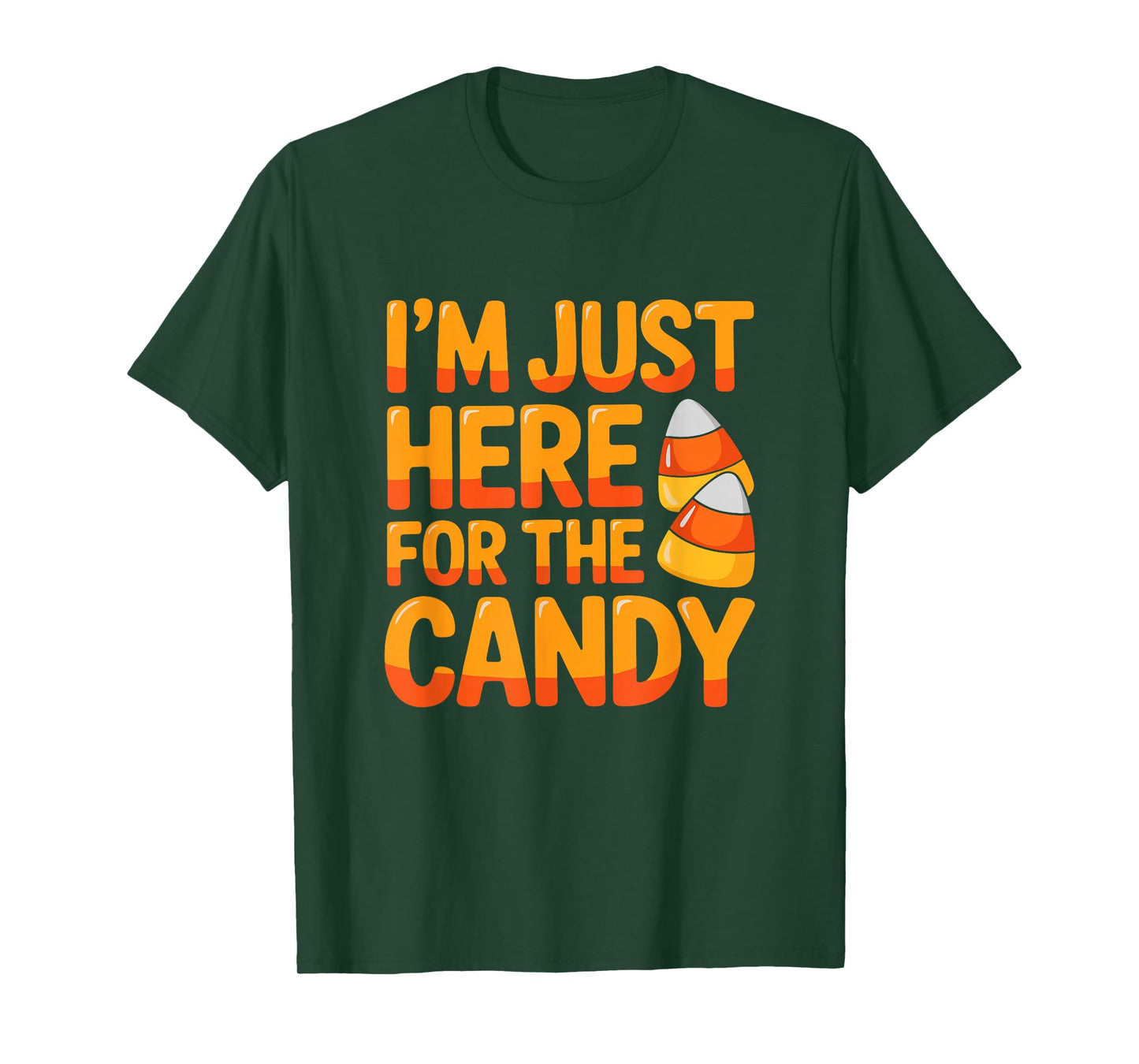 Just Here for Candy Halloween Candy Corns Lover Kids Toddler T-Shirt
