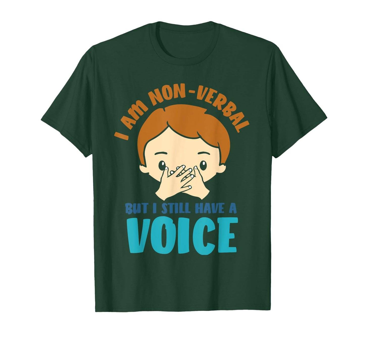 I Am Non Verbal - Autistic Kids Autism Awareness T-Shirt