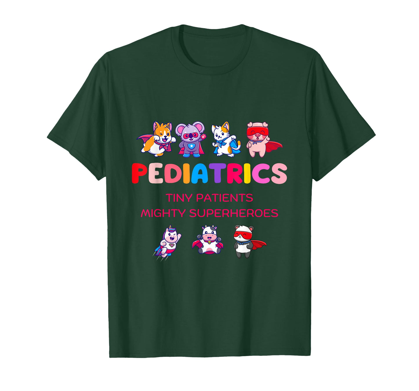 Pediatrics Caring For Tiny Patient Mighty Superheroes ped T-Shirt
