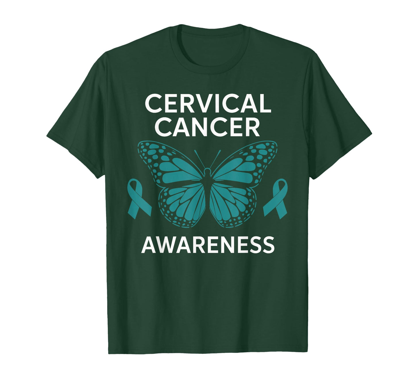 Cervical Cancer Awareness Cancer Fight Supporter T-Shirt