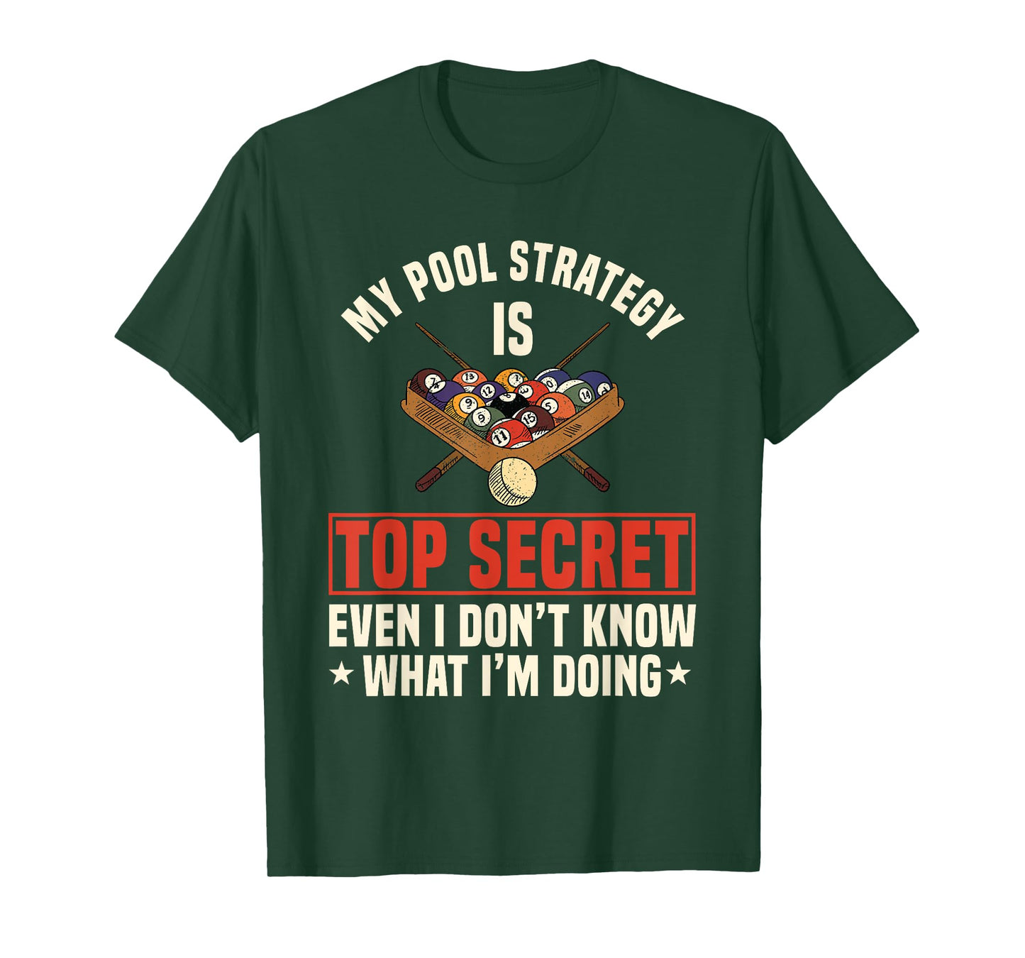 Billiards Pool Snooker Billiard Ball Table Nine-ball T-Shirt