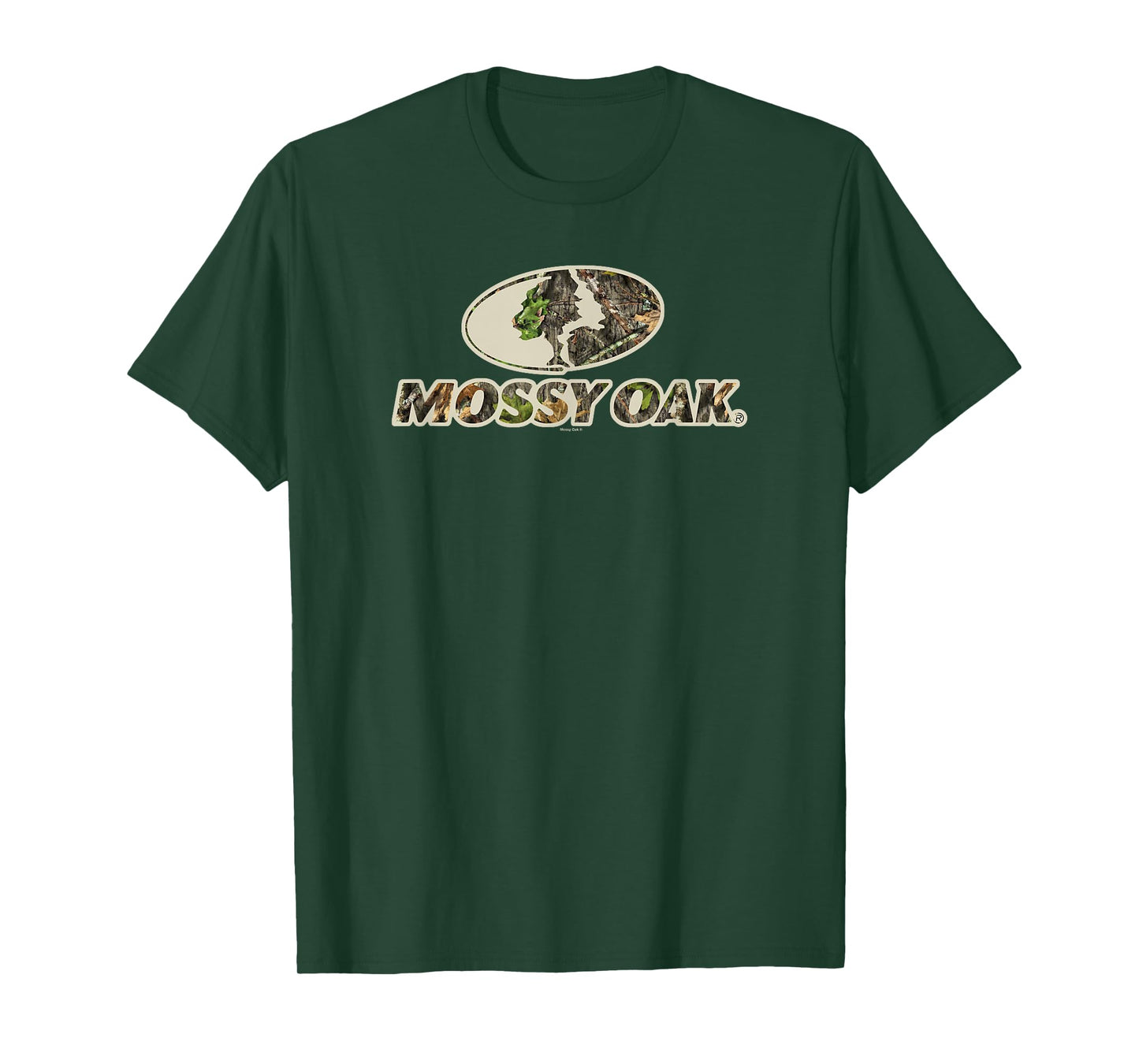 Mossy Oak Camouflage Logo Fill Outline T-Shirt
