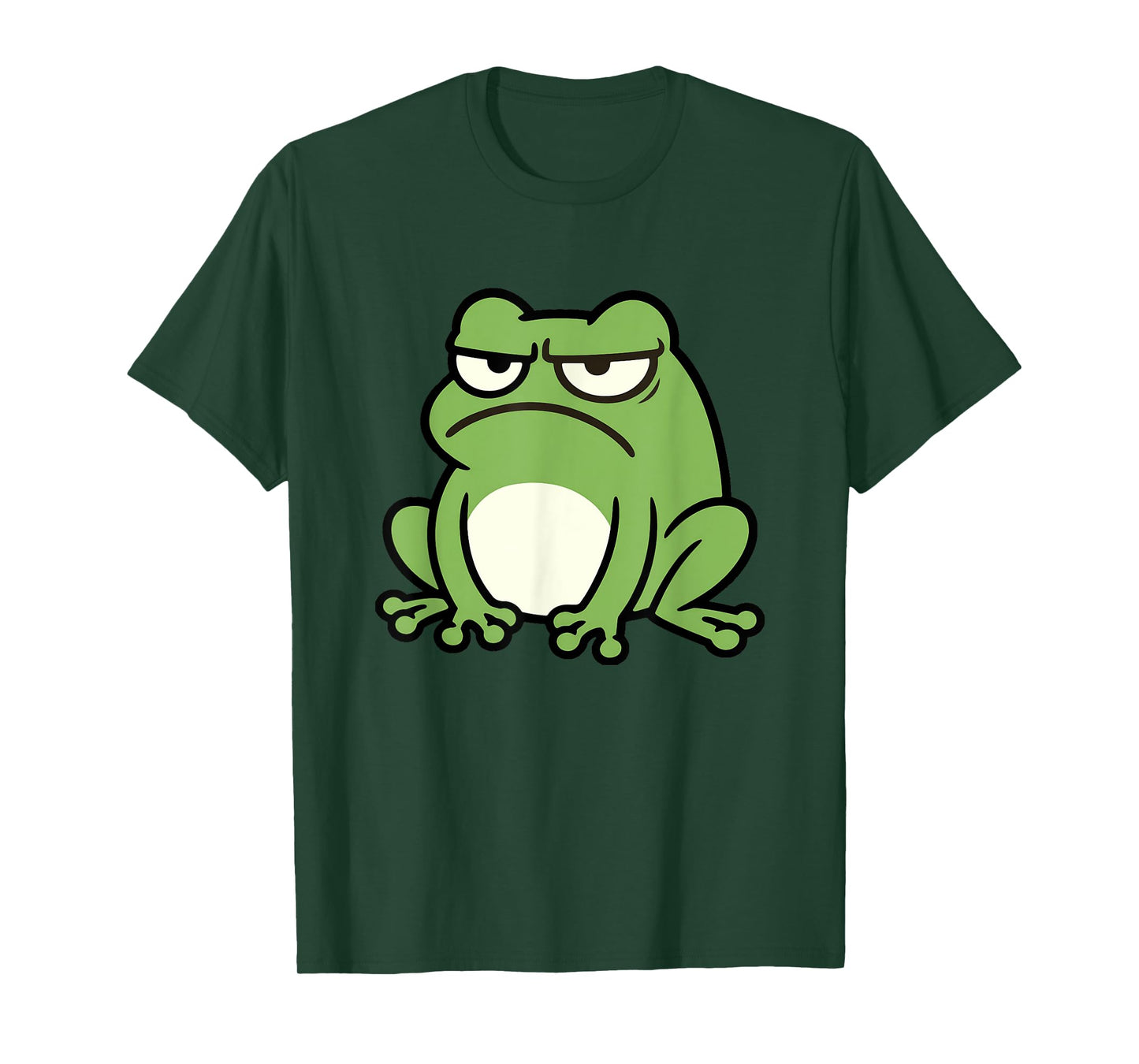 Funny Grumpy Frog Toad Animal Design Gift for Men Women Kids T-Shirt