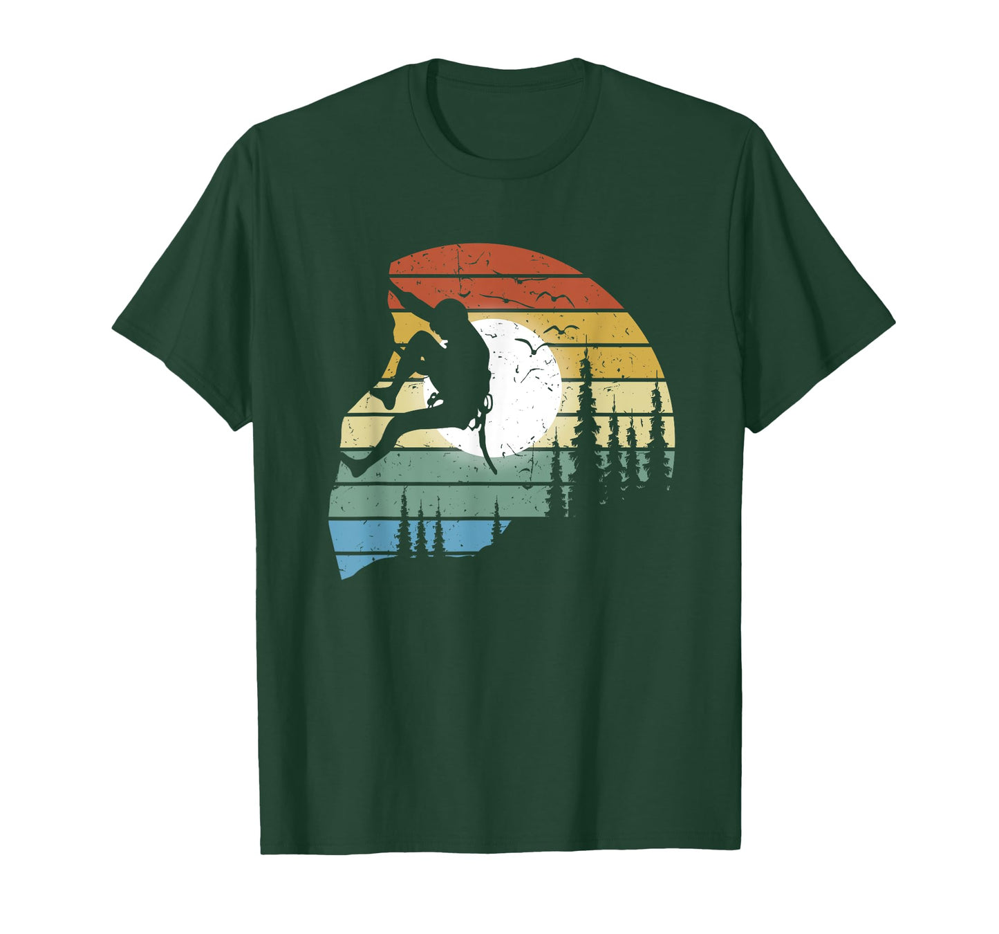 Vintage Climbing Bouldering Rock Climber Climbing T-Shirt