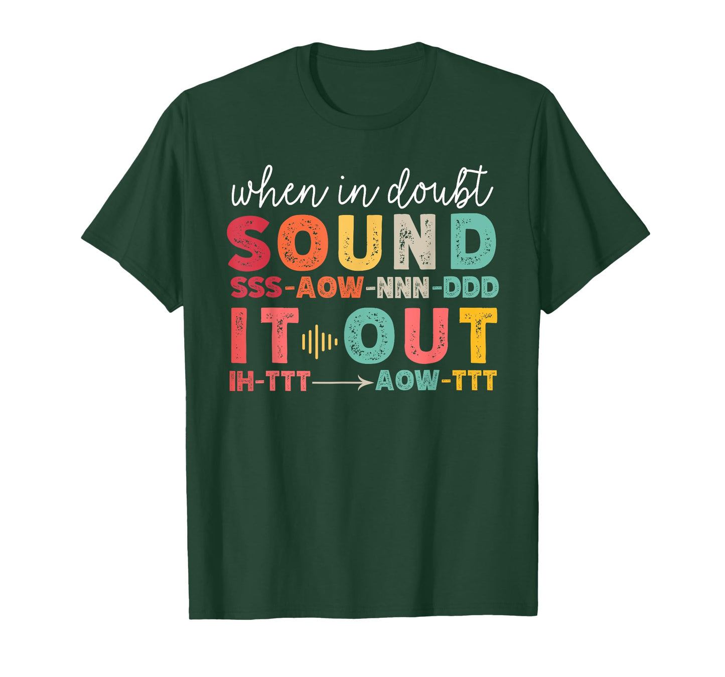 Phonemic Awareness Phonics Teacher Retro Science of Reading T-Shirt