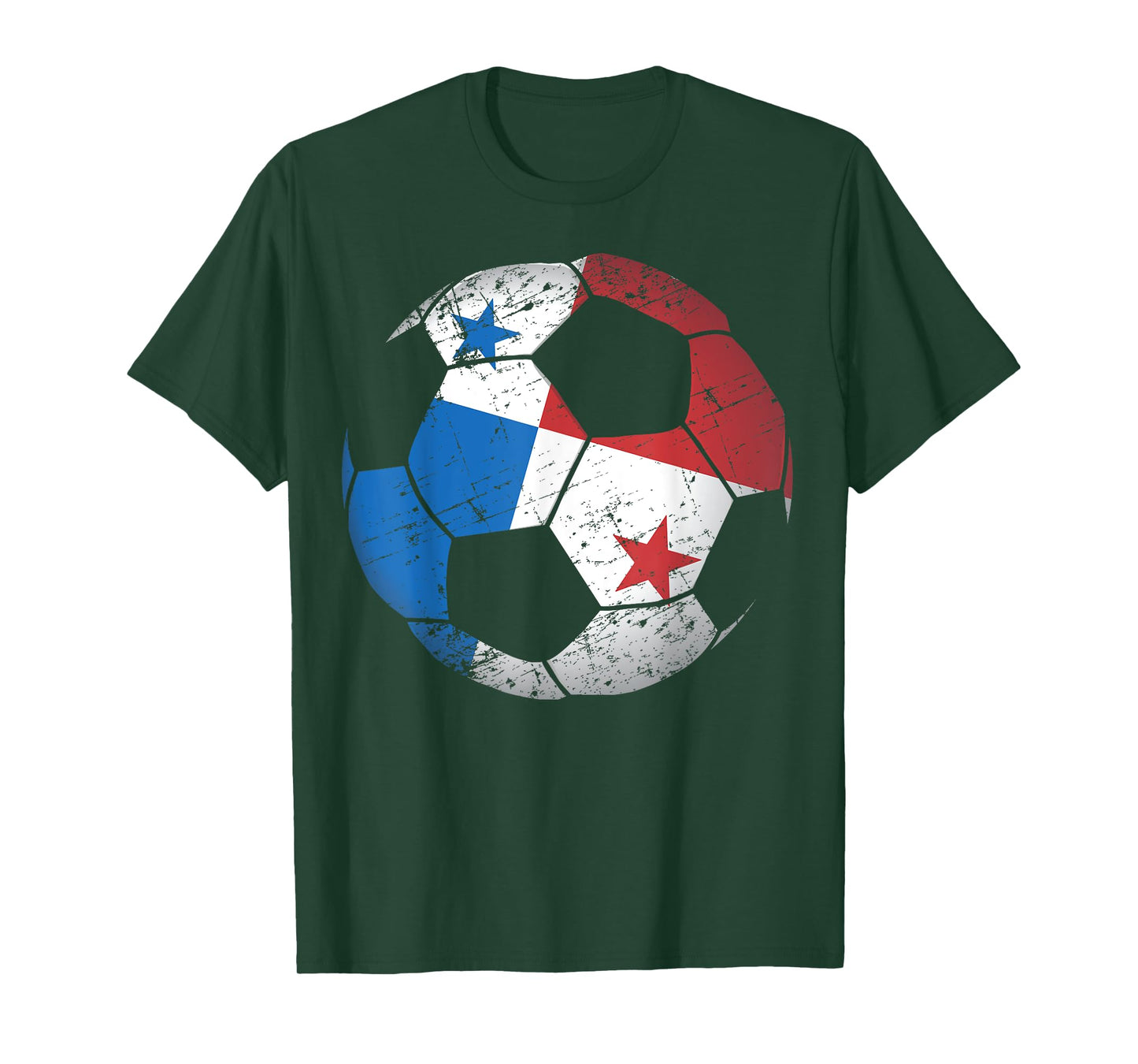 Panama Soccer Ball Flag - Panama Football Soccer T-Shirt