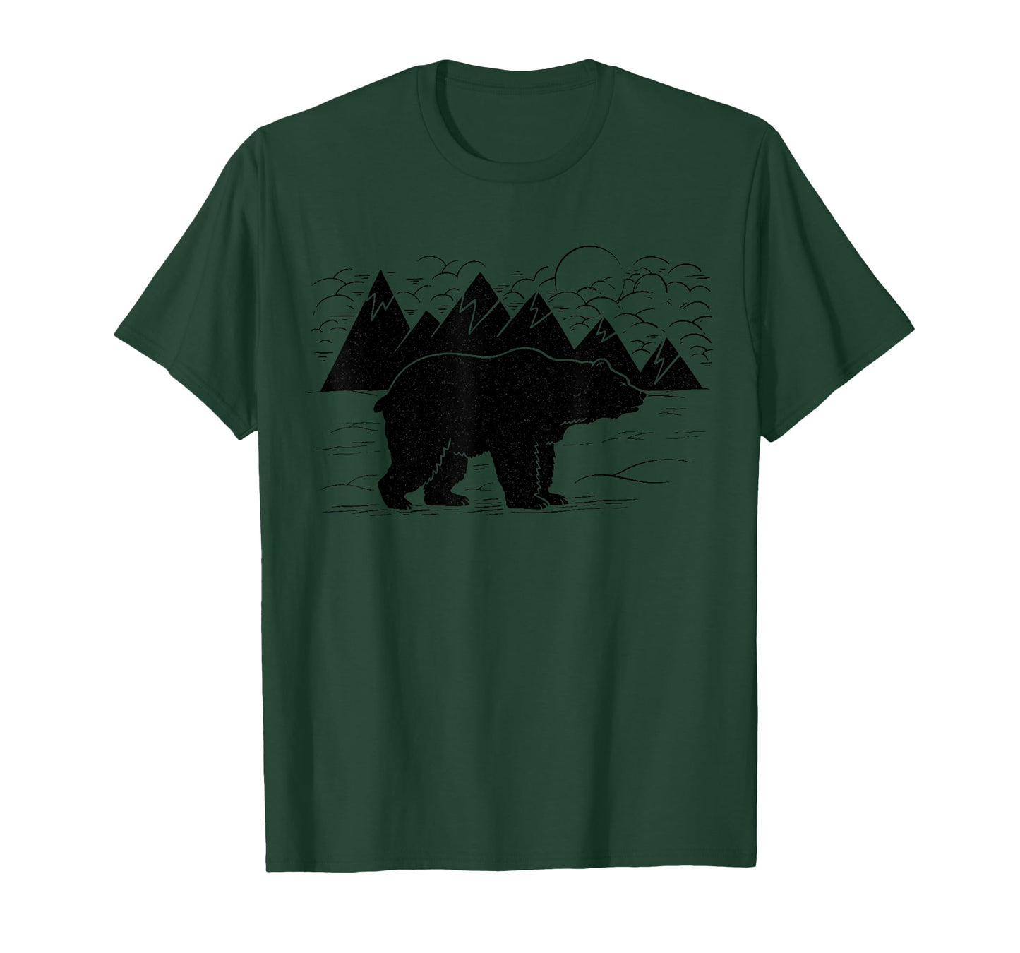 Black Bear Wildlife Animal Wilderness Graphic T-Shirt