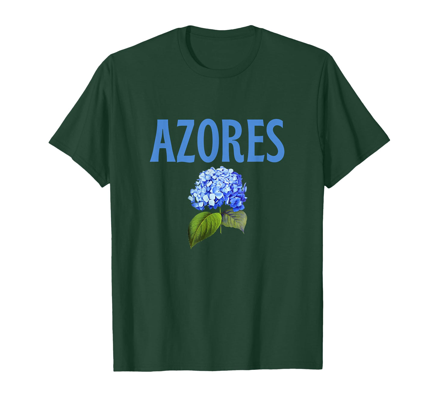 Azores Hydrangea Portugal Travel - Tops, Tees & Accessories T-Shirt