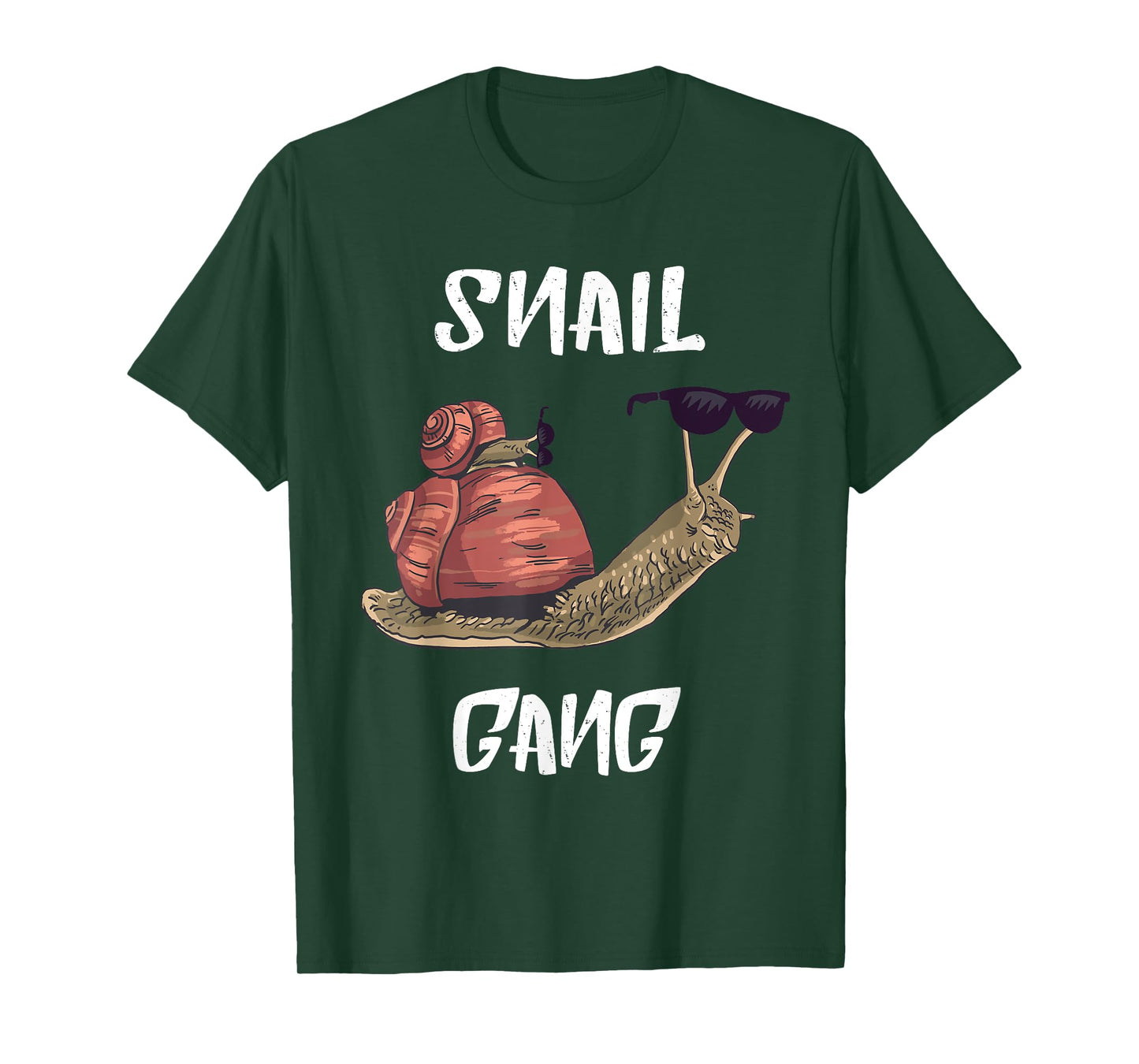 Snail Gang Sunglass Mollusk Snail Shell Snails Lover Snail T-Shirt