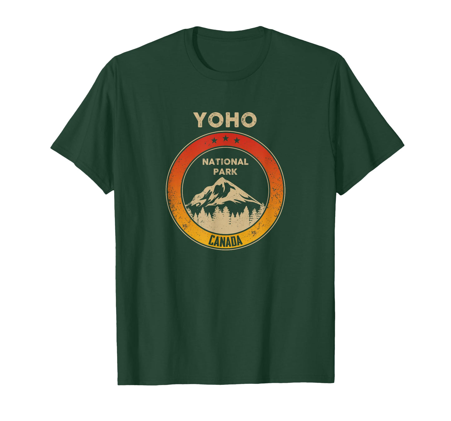 Yoho - Canadian National Park Retro Souvenir T-Shirt
