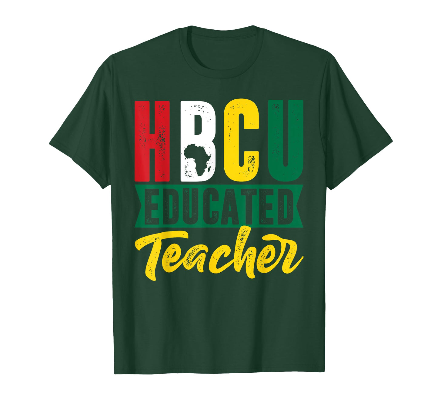HBCU Educated Teacher Black History Month African Educator T-Shirt