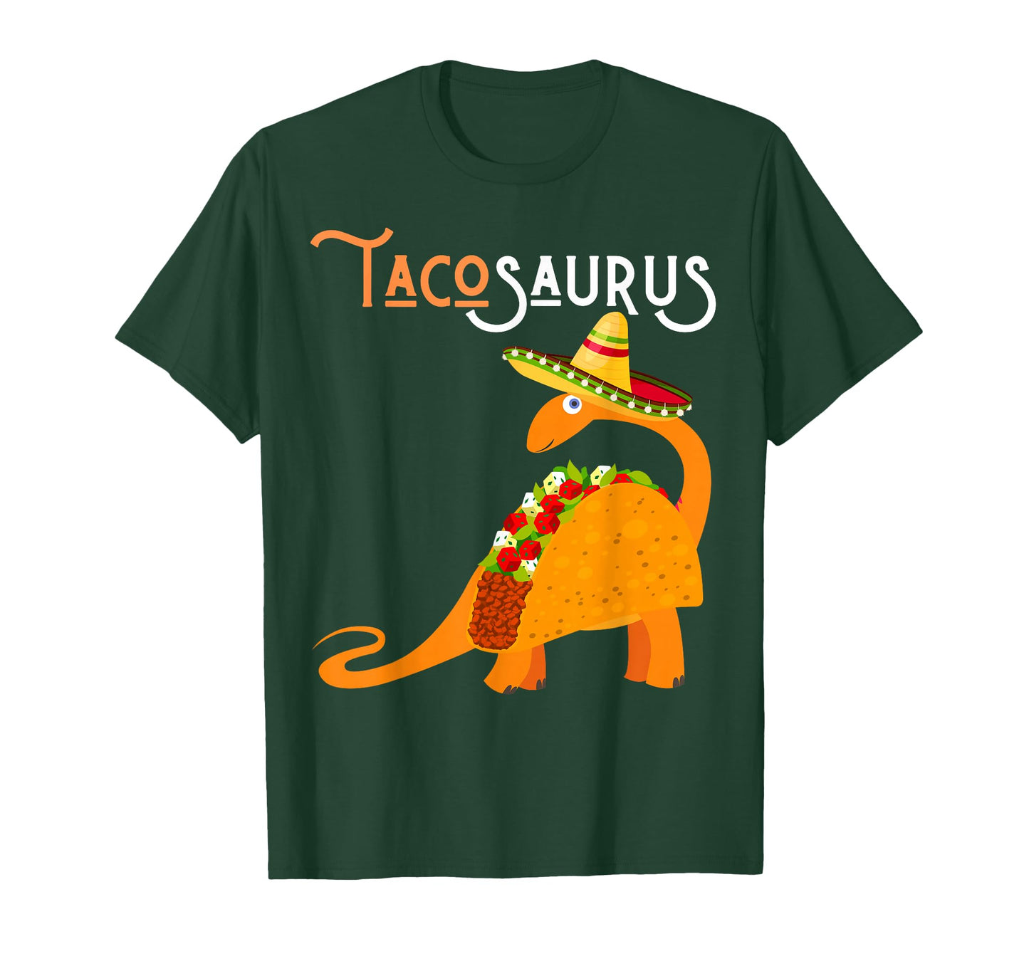 Tacosaurus Taco Dinosaur Cinco De Mayo Tacos Girls Boys Fun T-Shirt