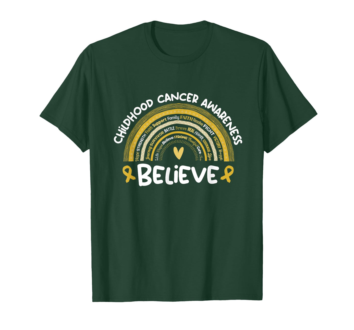 Believe | Childhood Cancer Awareness Month T-Shirt