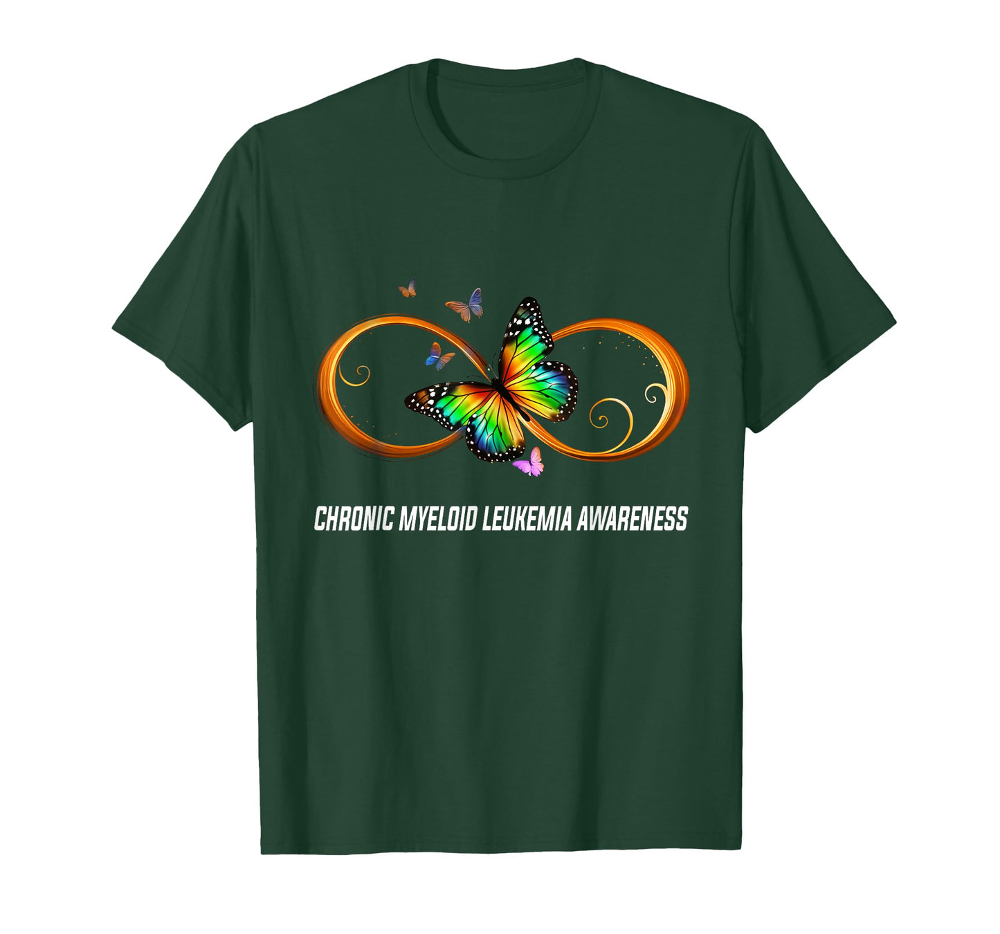 Infinity Butterfly Chronic Myeloid Leukemia Awareness T-Shirt