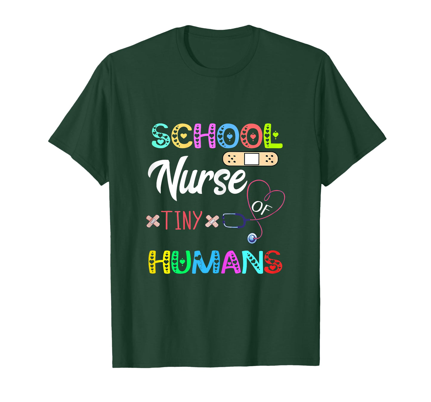 School Nurse Of Tiny Humans Nursing School Nursing Schooling T-Shirt