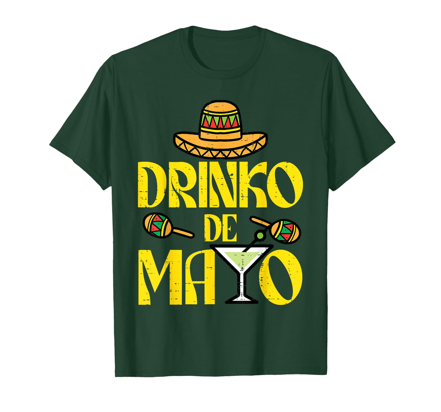 Drinko De Mayo Funny Cinco De Mayo Mexican Fiesta Party T-Shirt