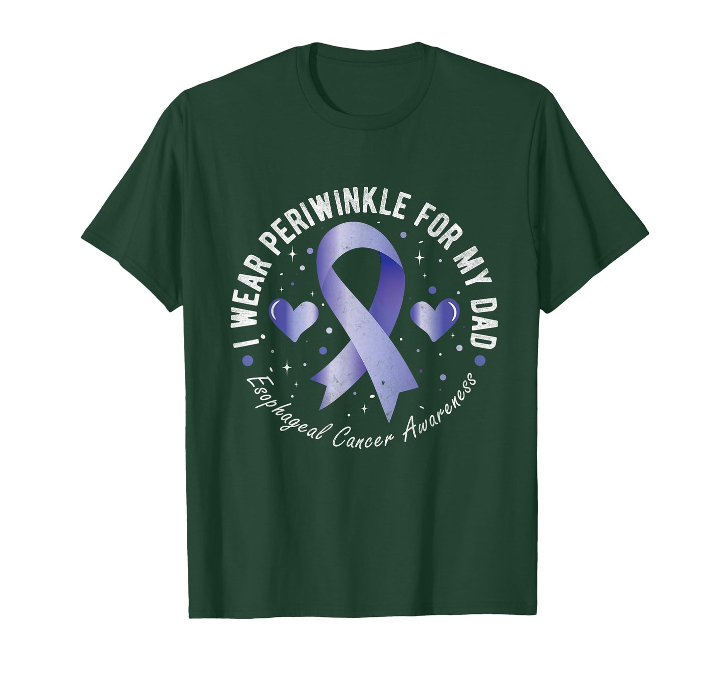 I Wear Periwinkle For My Dad Esophageal Cancer Awareness T-Shirt