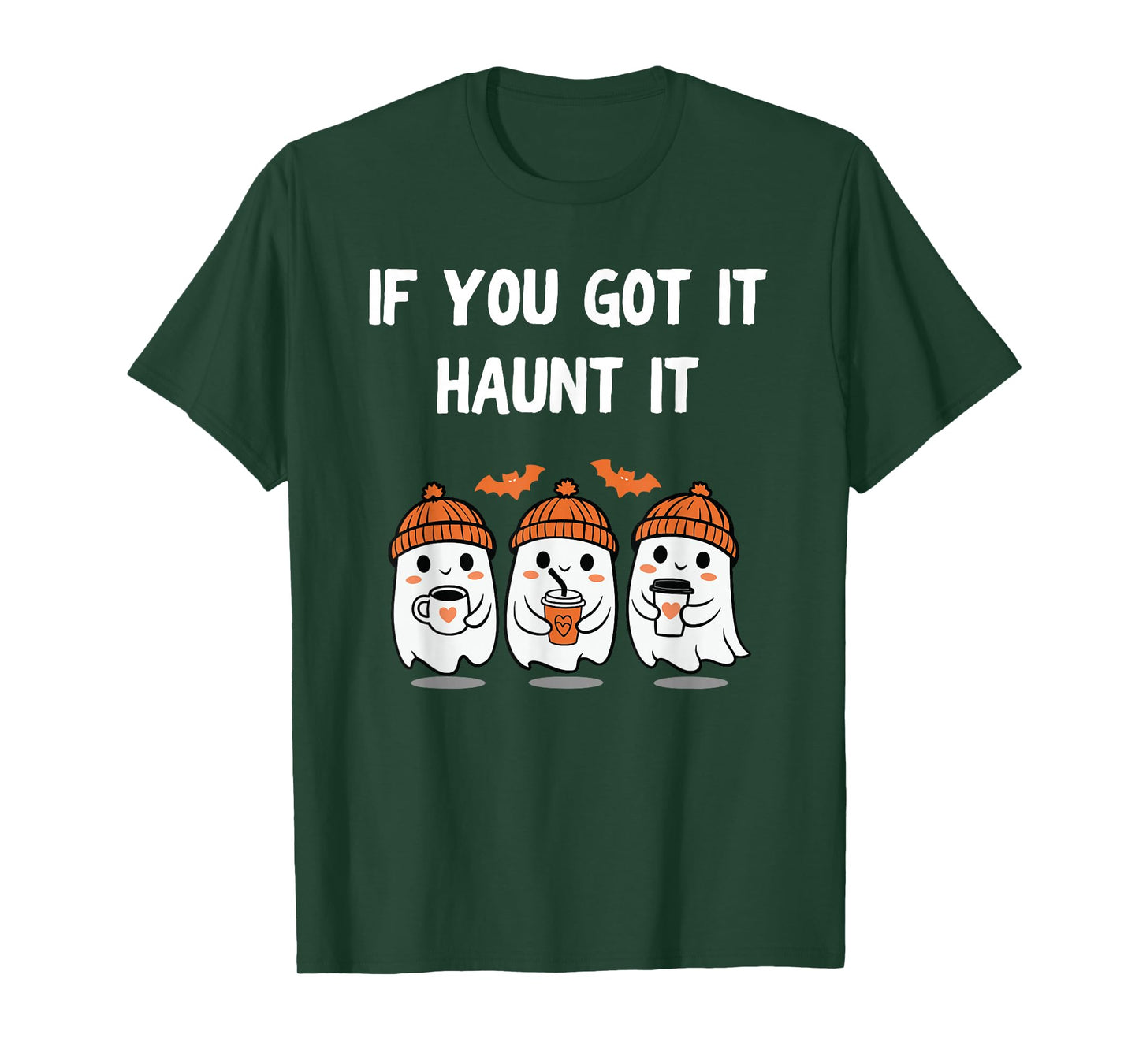 Funny Halloween Shirt – If You Got It Haunt It Skeleton T-Shirt