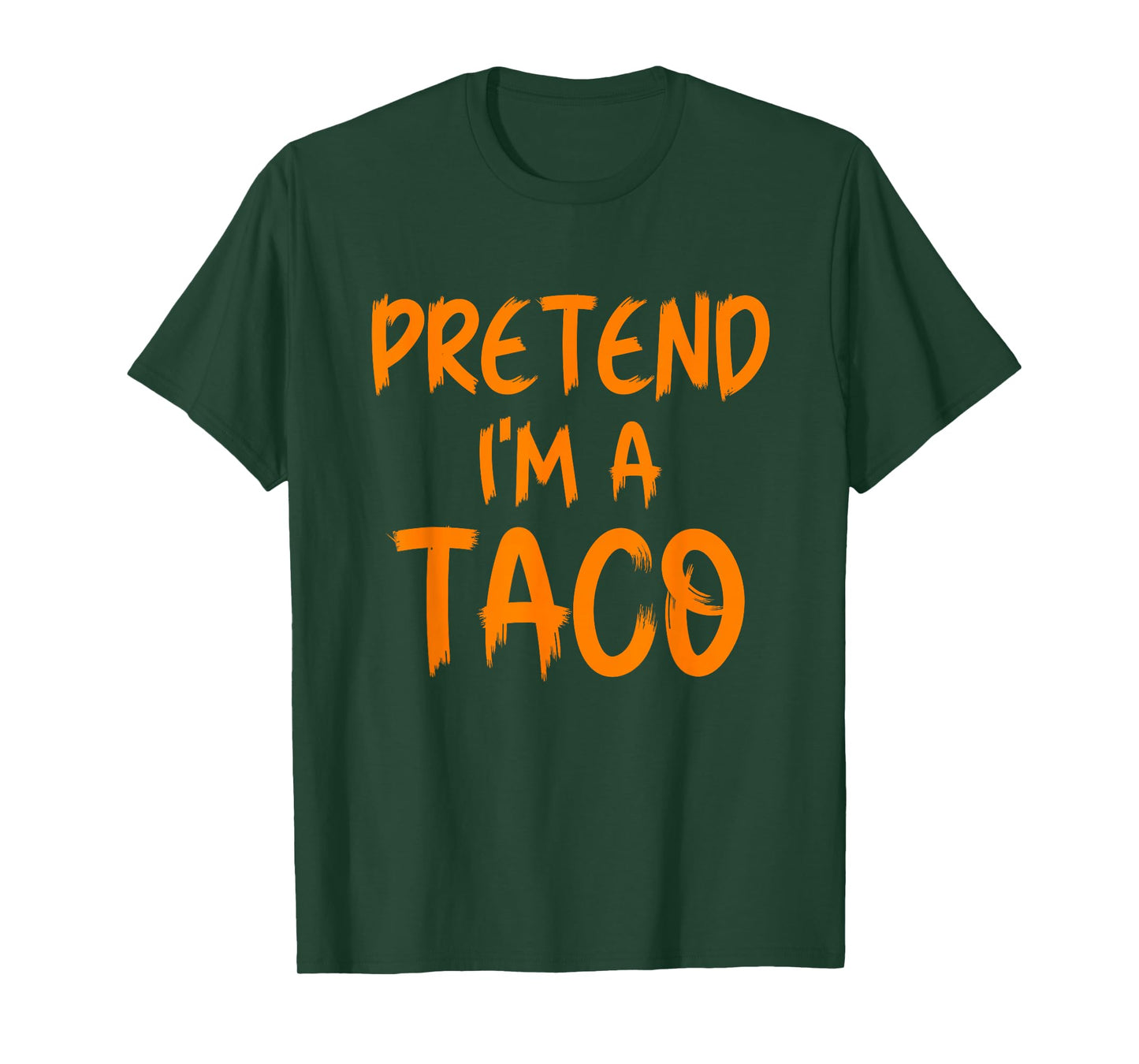 Halloween Pretend I'm A Taco Costume Funny Lazy Kids Adult T-Shirt