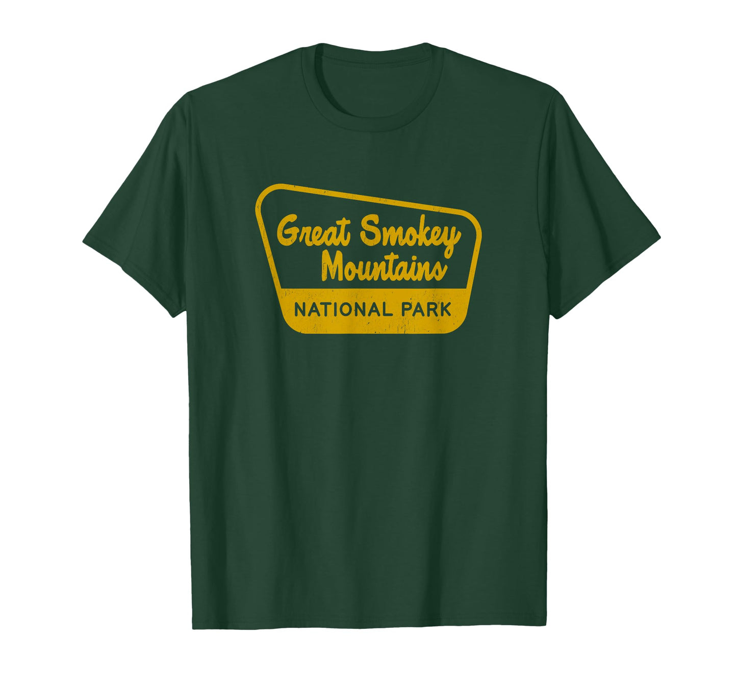 Great Smoky Mountains National Park Vintage Inspired Sign T-Shirt