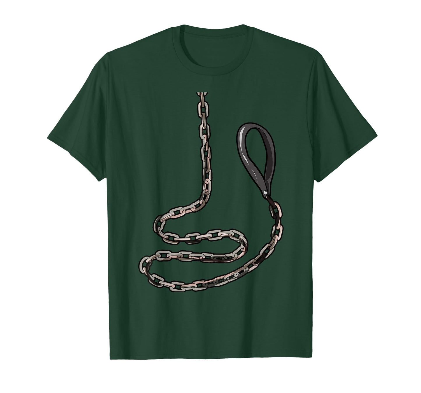 BDSM Collar Leash T-Shirt | Naughty Kinky Sub Slave Devotion T-Shirt