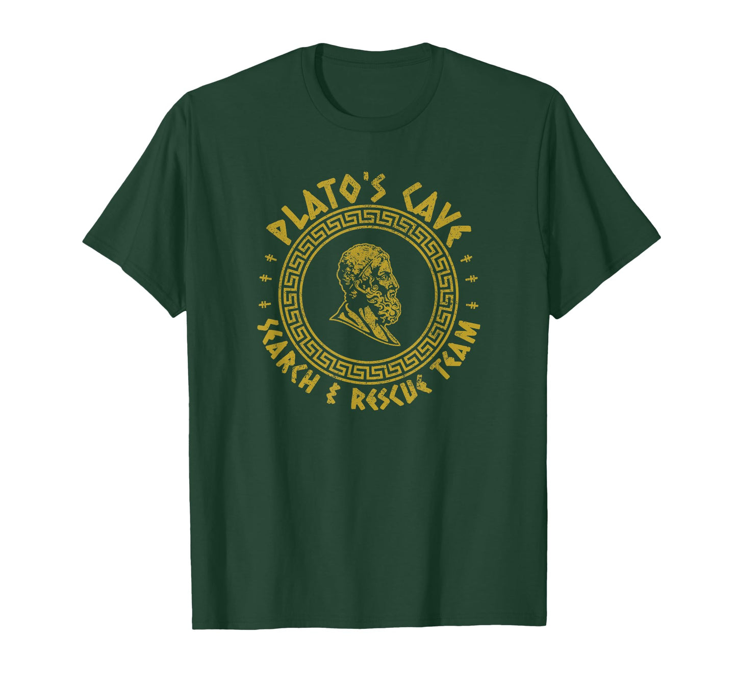 Plato's Cave Search And Rescue Teams Funny Philosophy T-Shirt