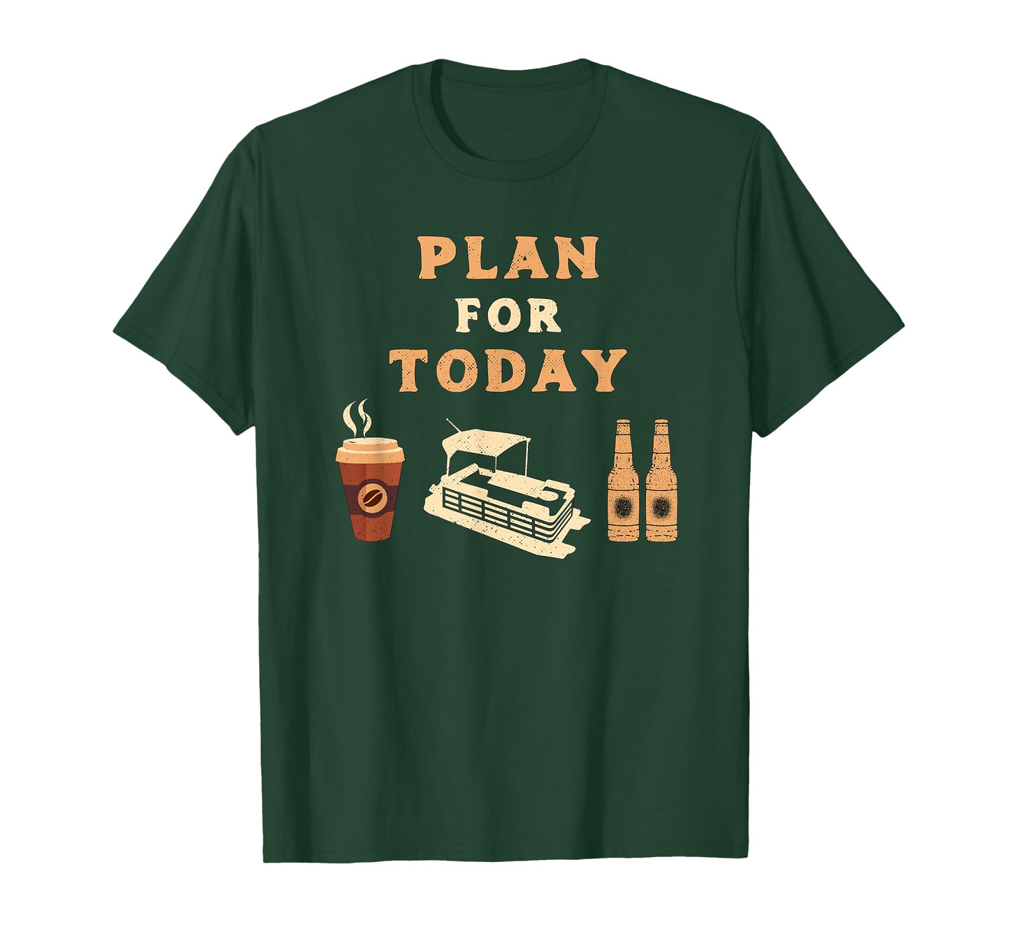 Pontoon Boat Shirt Plan for Today Pontooning Coffee Beer