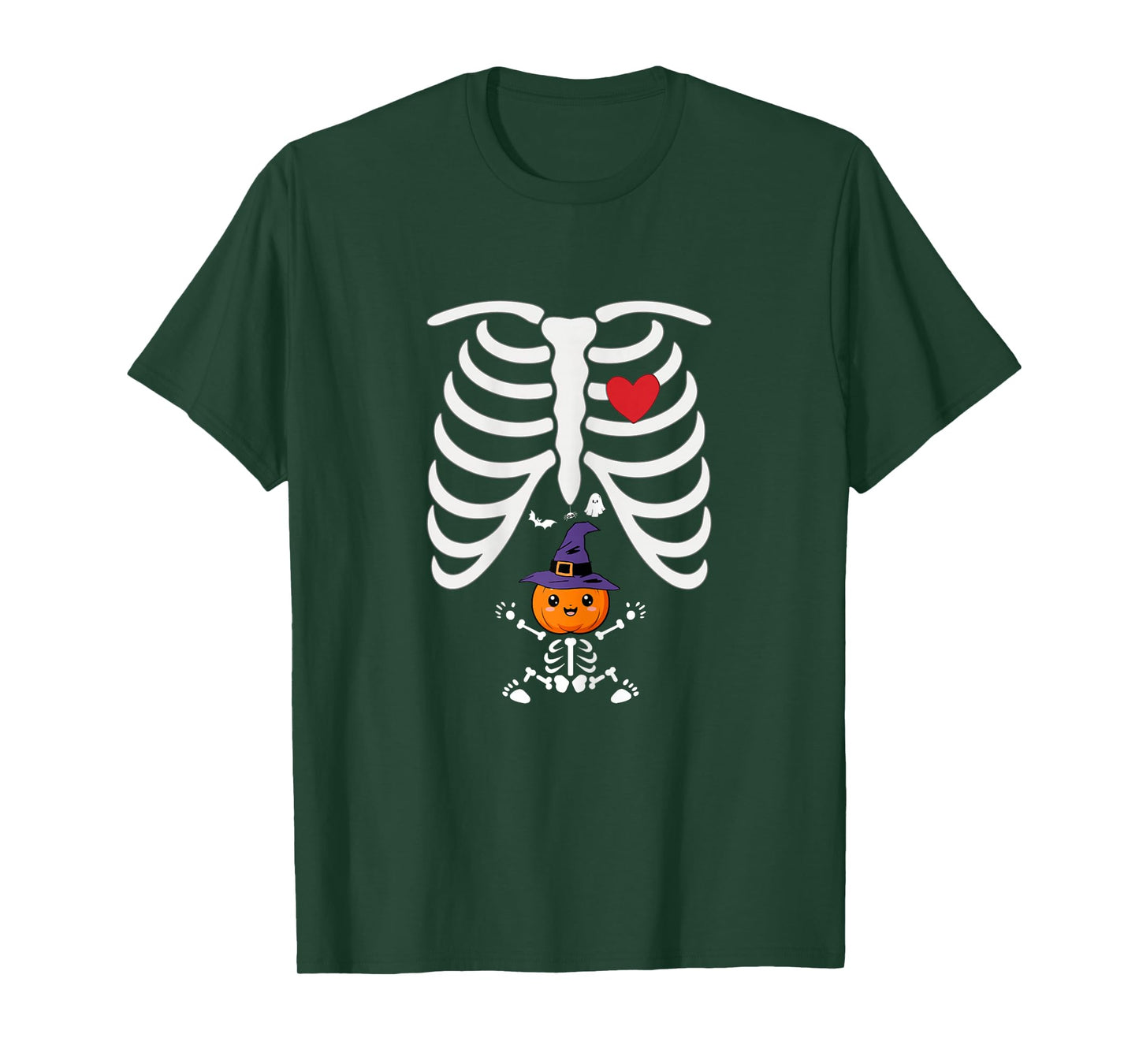 Skeleton Baby Funny Mom Cute Pregnancy Halloween T-Shirt
