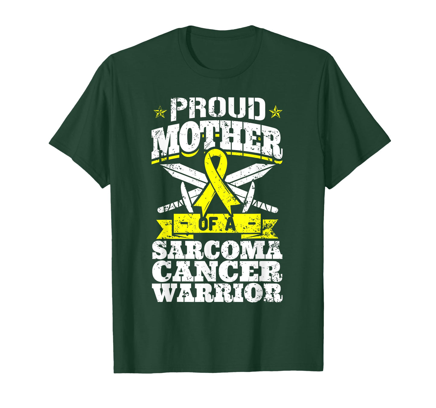 Proud Mother Of A Sarcoma Cancer Warrior Awareness Mom T-Shirt