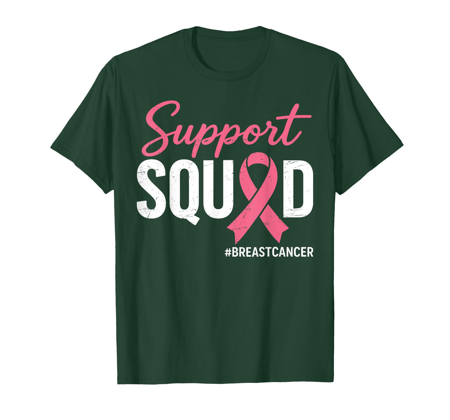 Support Squad Breast Cancer Warrior Breast Cancer Awareness T-Shirt