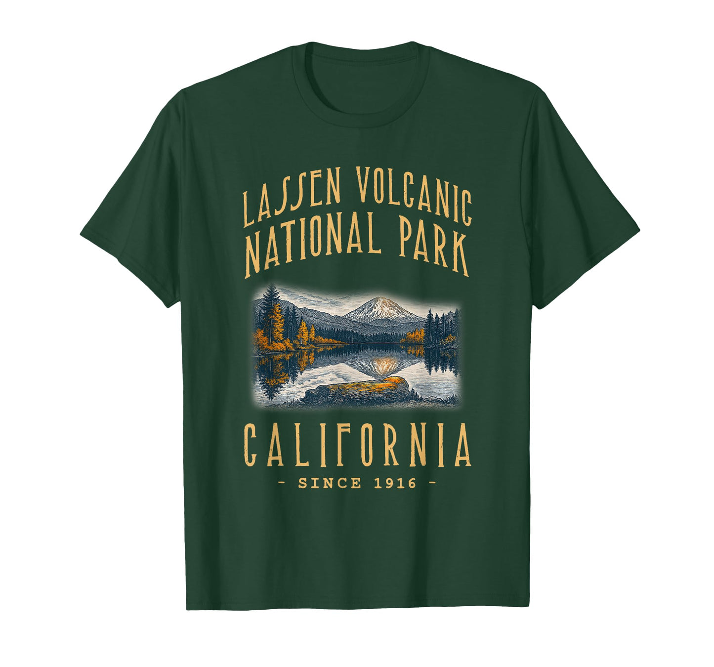 LASSEN VOLCANIC NATIONAL PARK, CALIFORNIA. CAMPING, HIKER T-Shirt