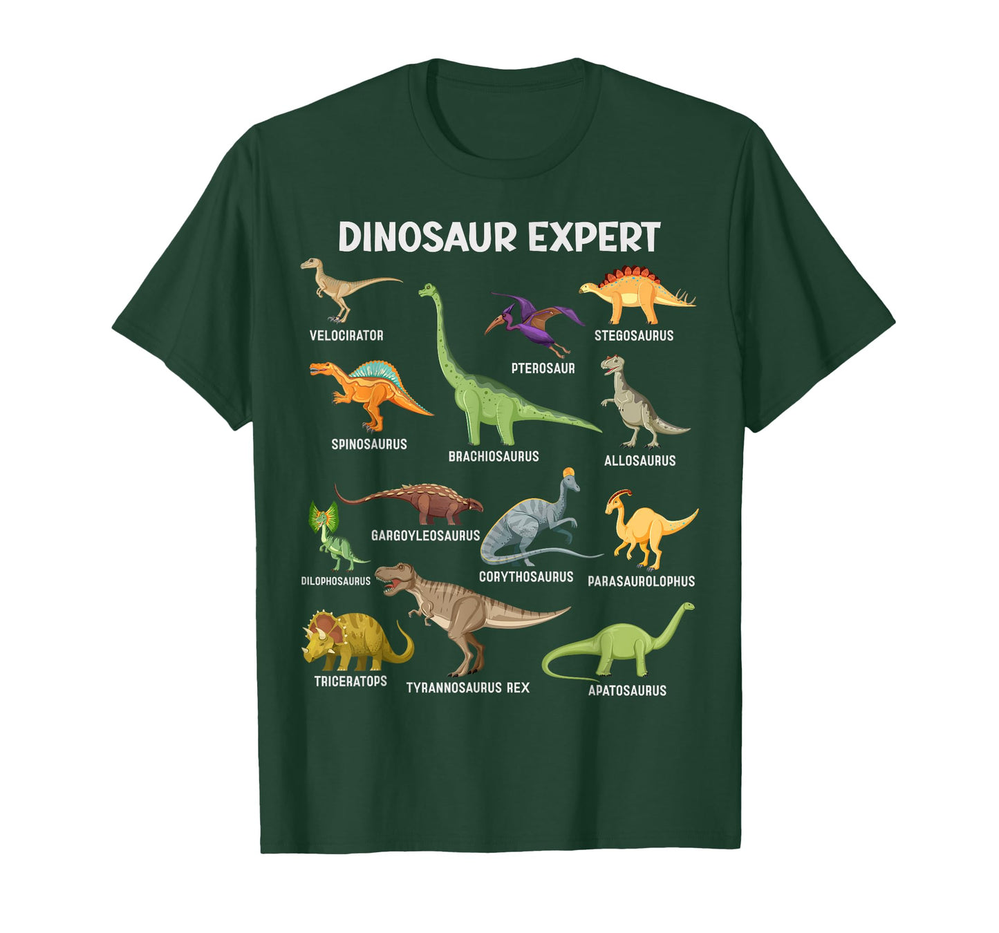 Dinosaur Boys Tee for Kids Adult Toddler Cute Mens Dinosaur T-Shirt