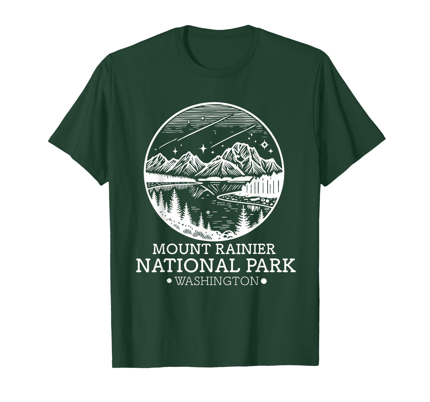 Mount Rainier National Park Washington Souvenir Men Women T-Shirt