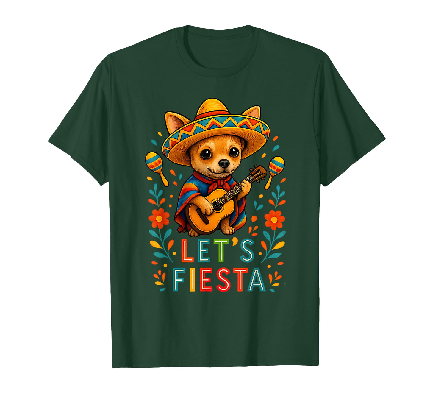 Cinco De mayo 2025 Chihuahua dog Lover Sombrero Tacos Fiesta T-Shirt for Men Women Kids