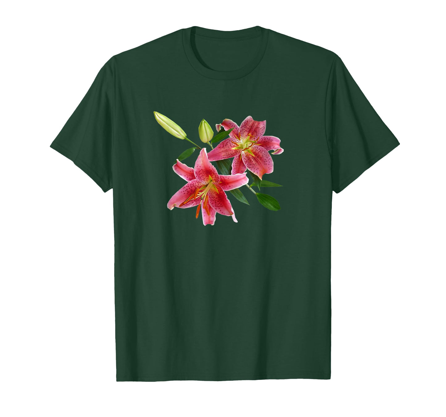 Stargazer Lily Ideal for Gardeners Flower Lovers Gift T-Shirt