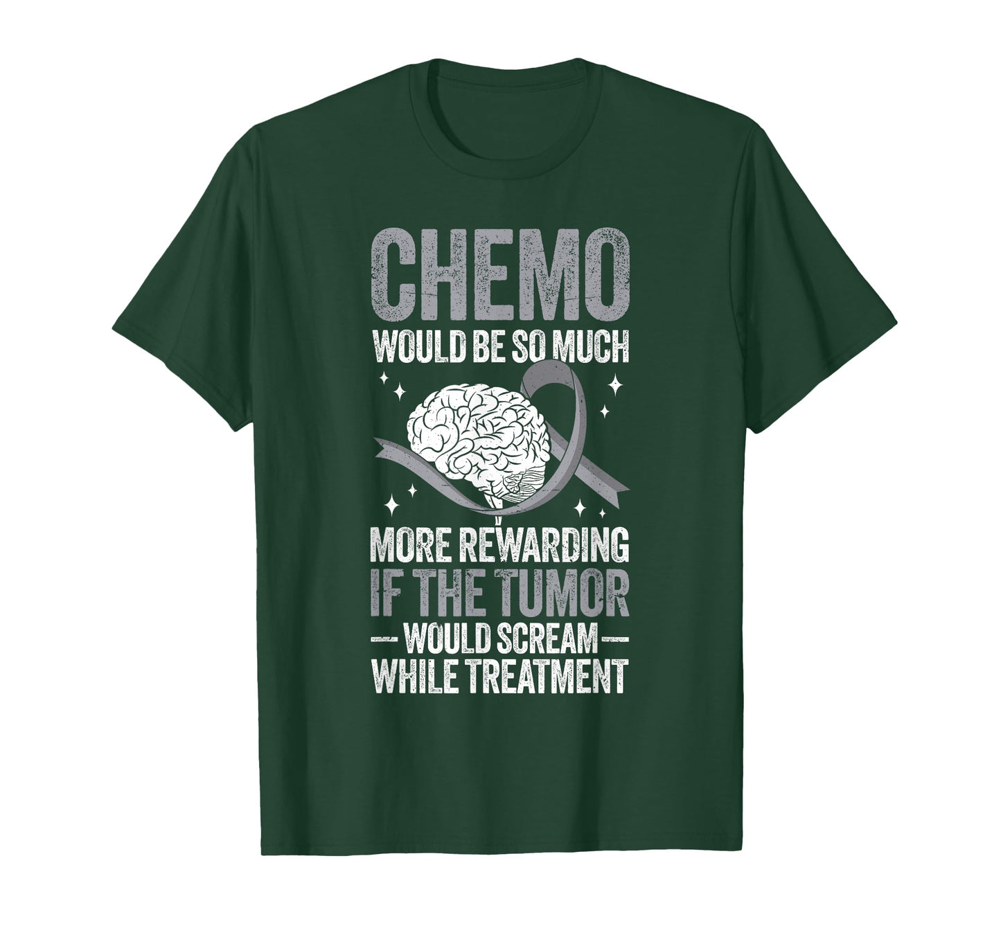 Brain Tumor Warrior Funny Brain Cancer T-Shirt