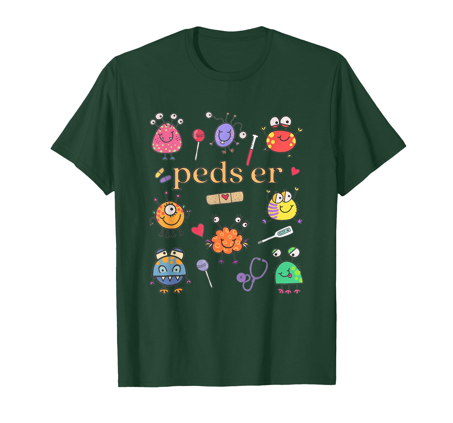 Pediatric ER Nurse Pediatric Emergency Peds Er PEDS Crew T-Shirt