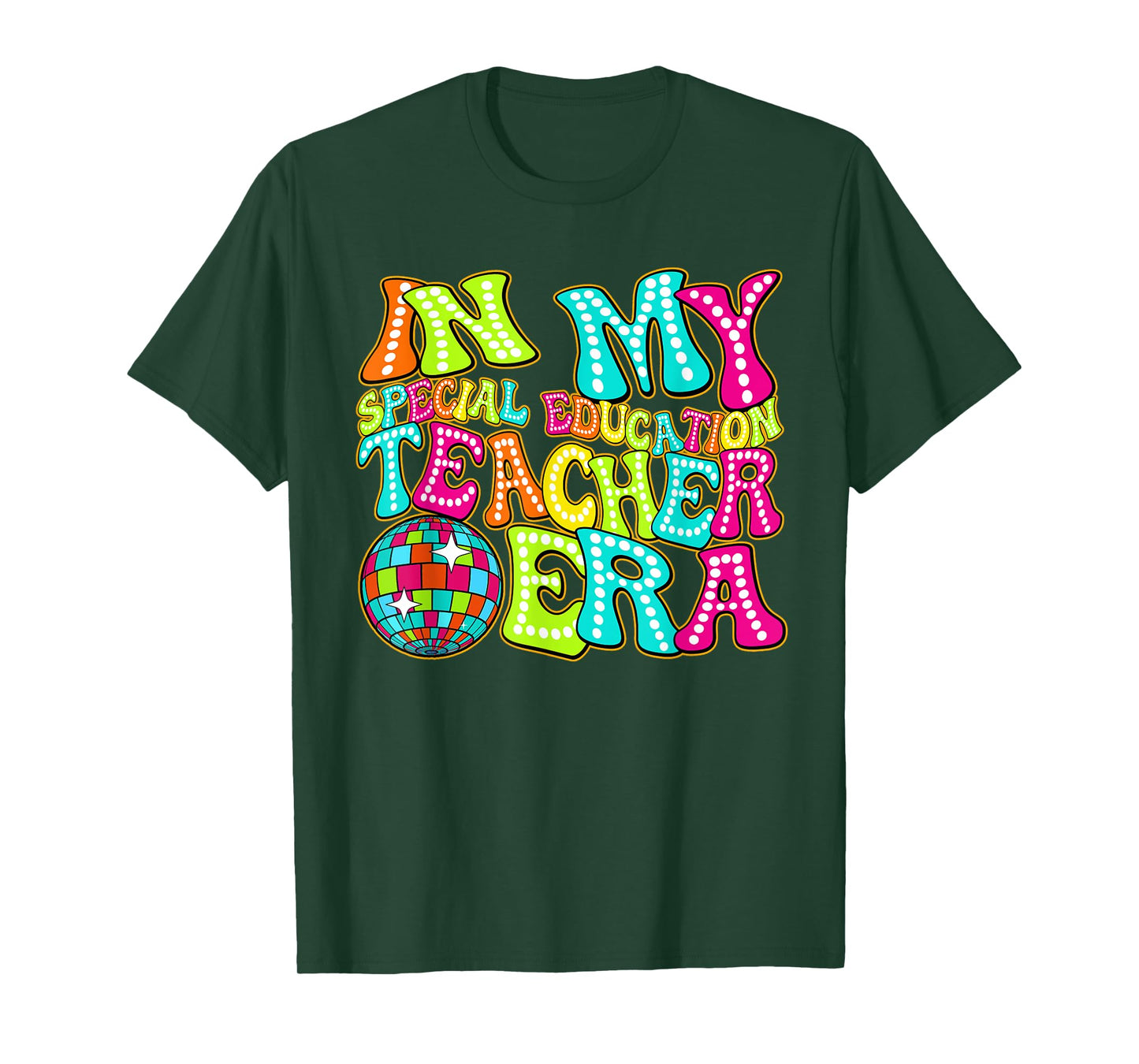 Disco Groovy In My Special Education Teacher Era T-Shirt