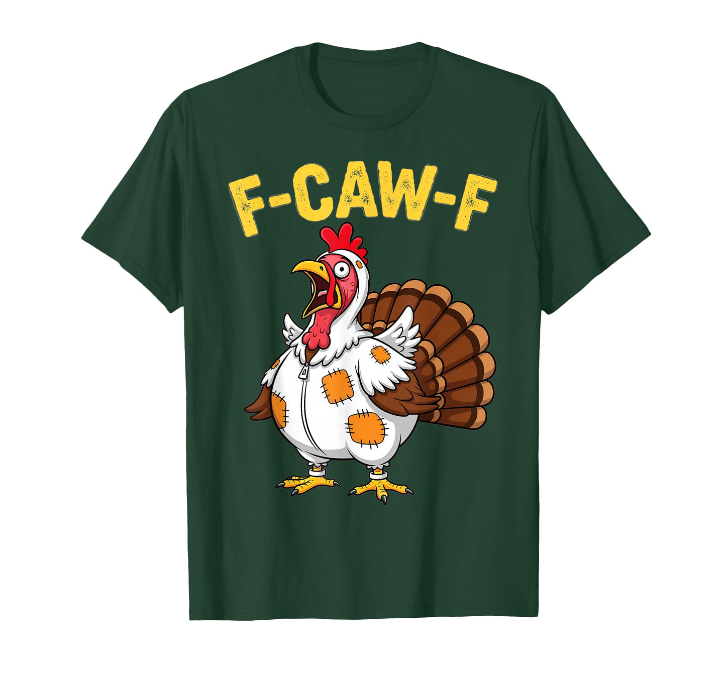 Thanksgiving Funny Chicken Dressed As Turkey Humor T-Shirt