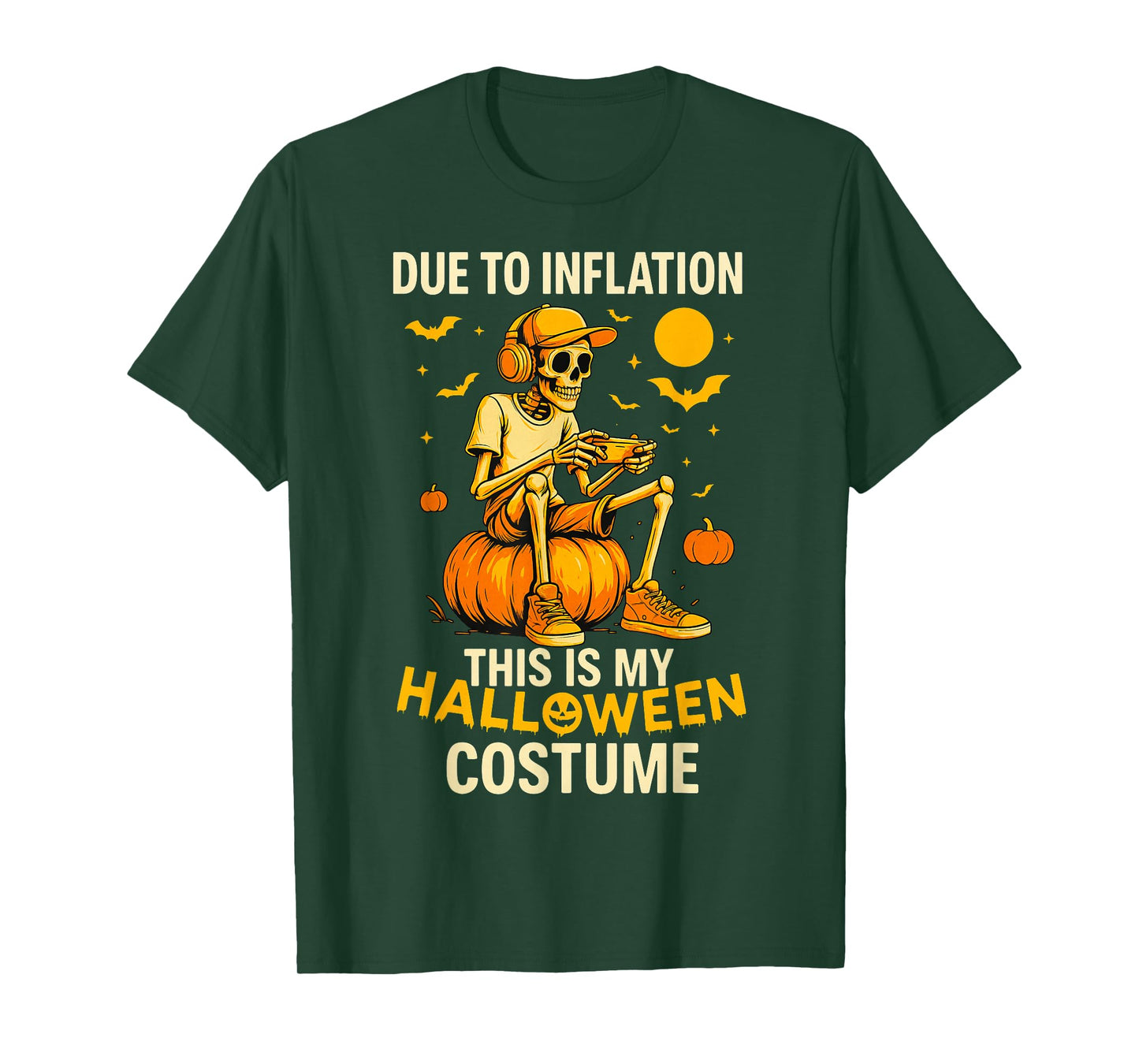 HUGvyn Due to Inflation This is My Halloween Gamer Costume T-Shirt