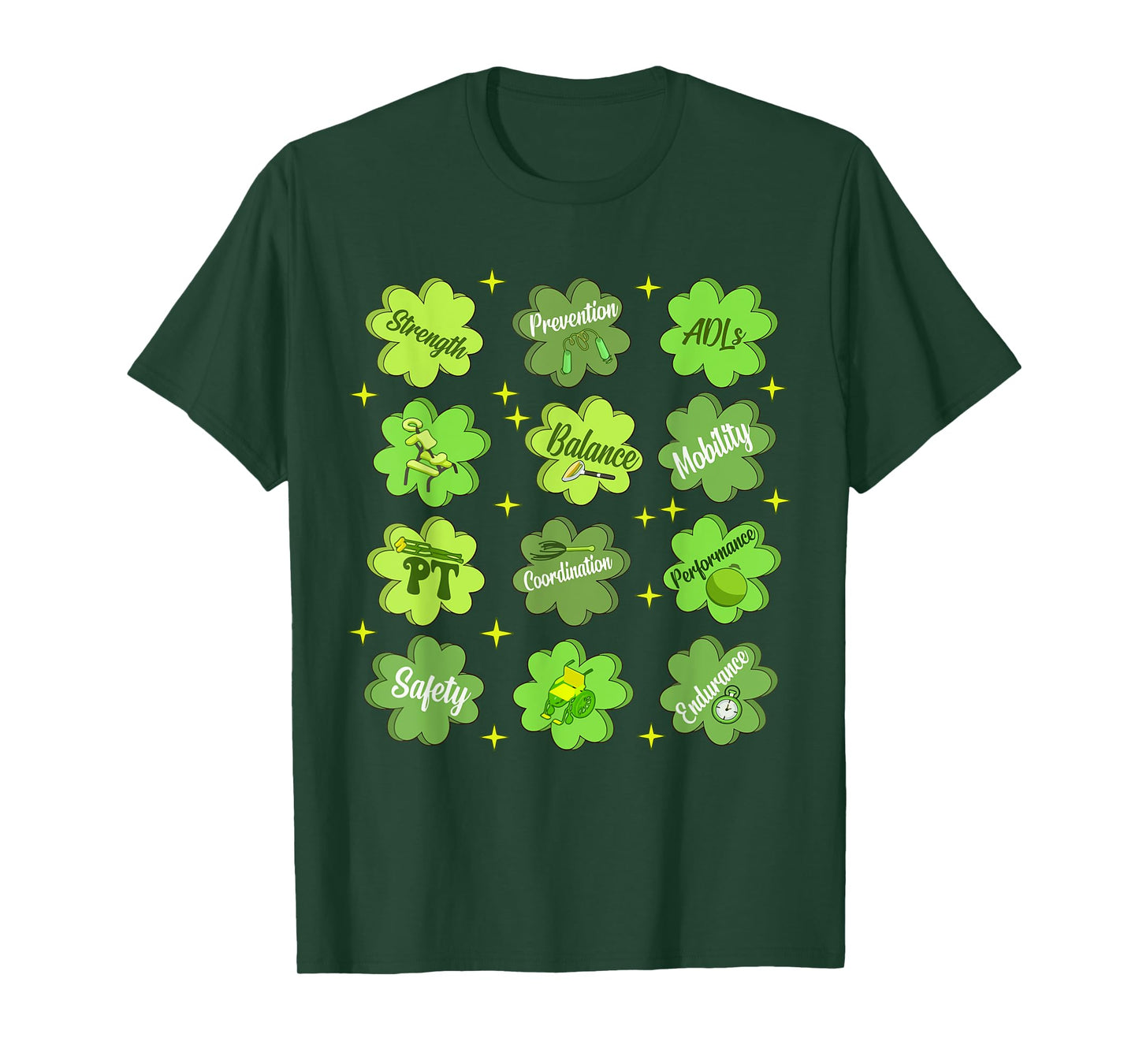 Physical Therapy PT St Patricks Day Funny Saint Pattys T-Shirt