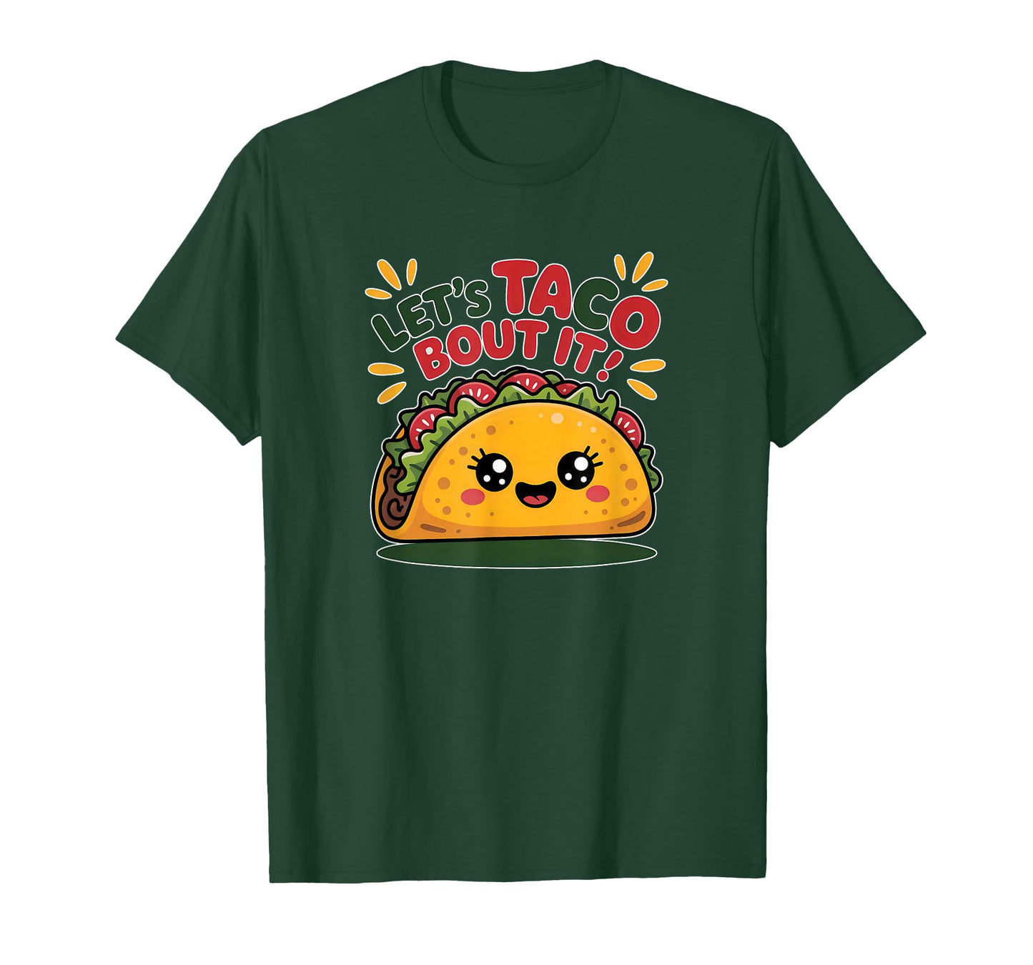Taco Tuesday Mexican Food Let's Taco About It T-Shirt