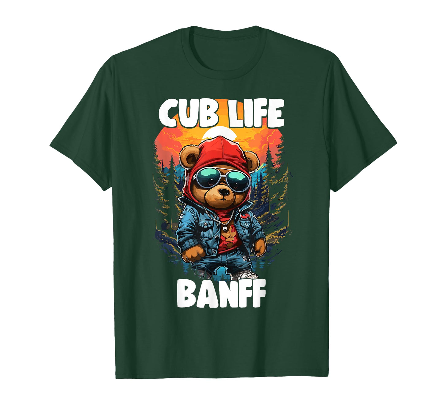 Banff Grizzly Brown Bear Cub Tshirt For Kids Women T-Shirt