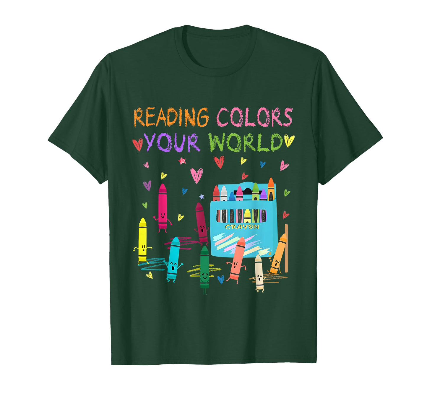 Reading Colors Your World Summer Reading 2025 Book Reading T-Shirt