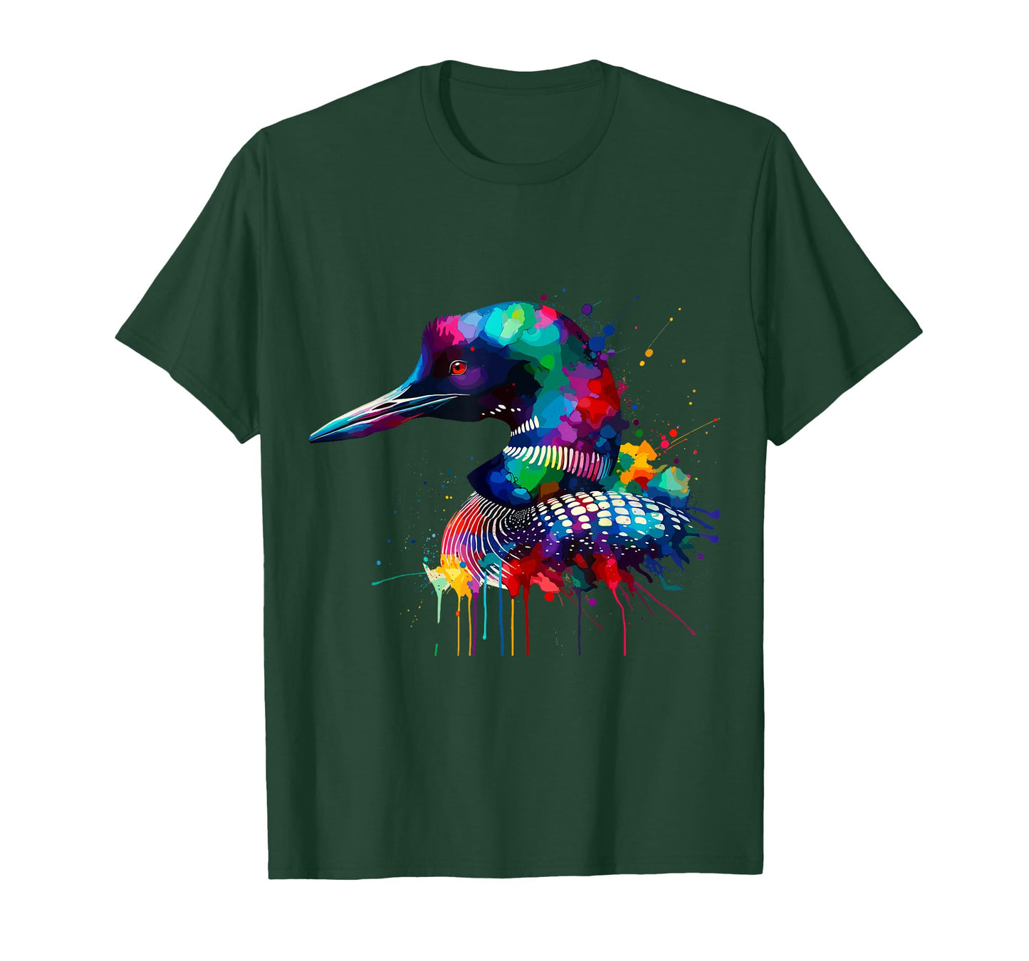 Splash Art Common Loon T-Shirt