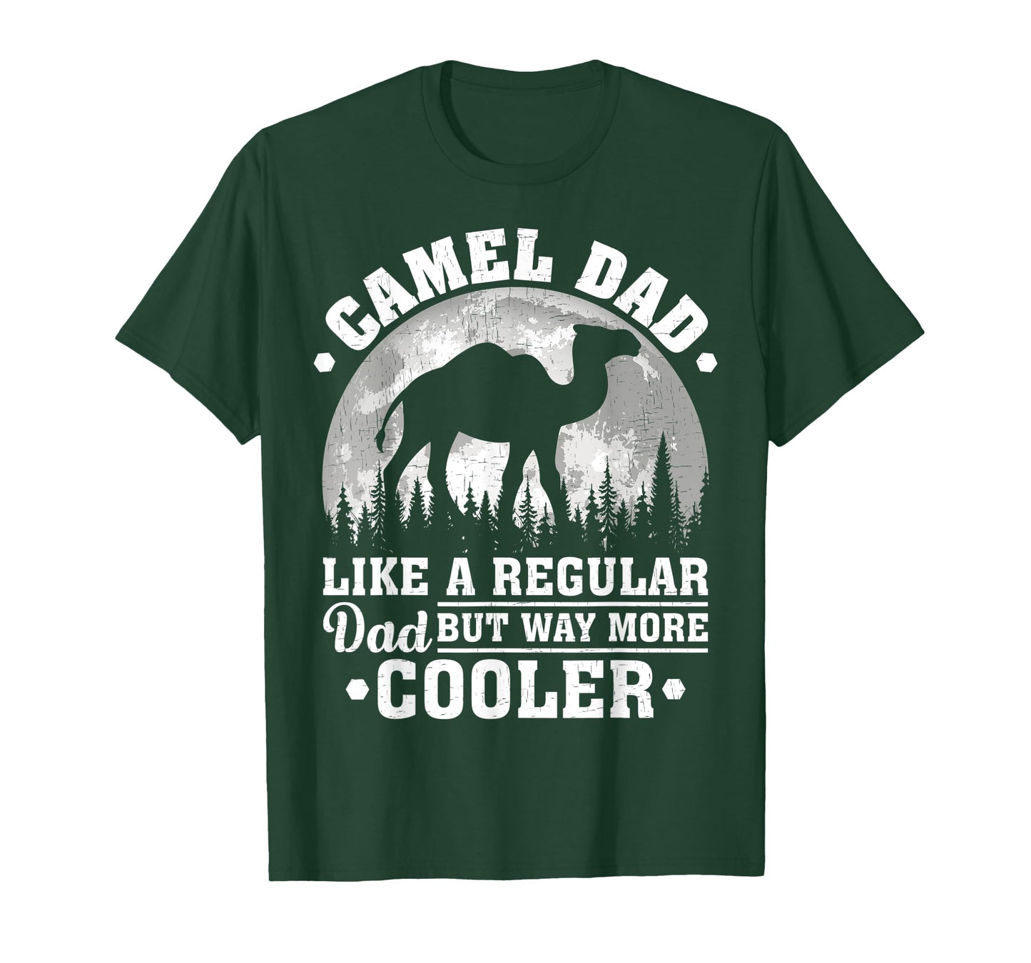 Mens Camel Dad Like A Regular Dad Funny Camel Father's Day T-Shirt