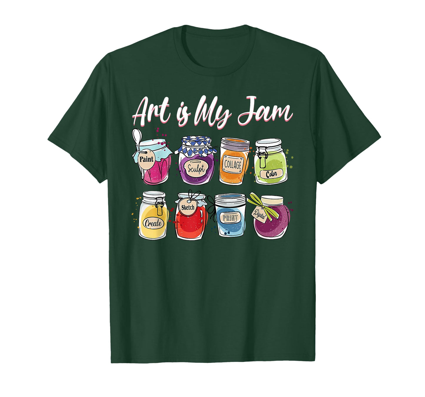 Retro Art Is My Jam Art Teacher Steam Teacher Specials Team T-Shirt